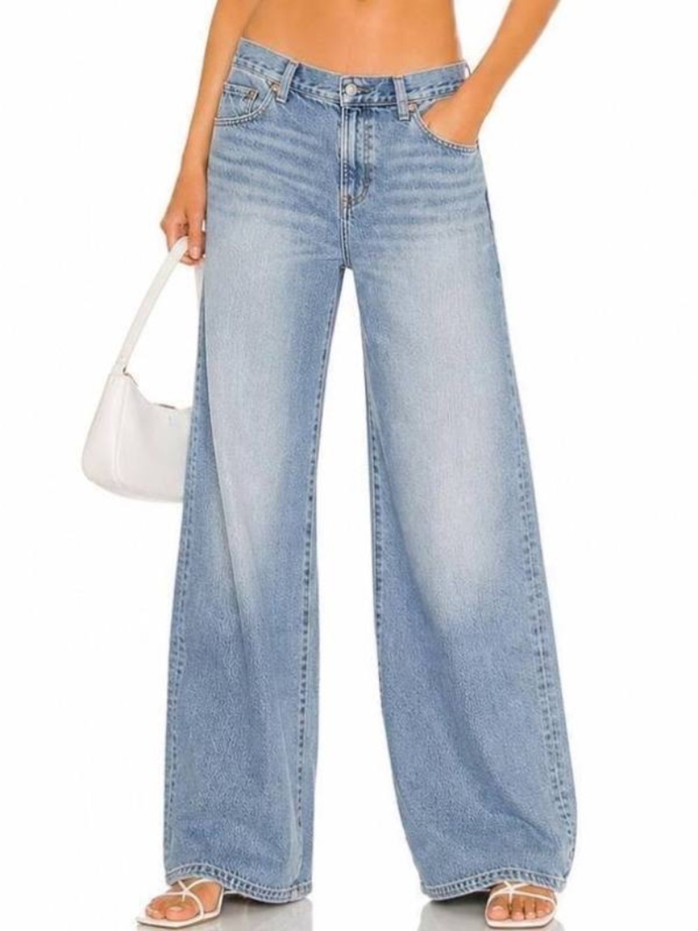 Pistola Jadyn Low Slung Palazzo Jeans in Major 27 NWT - Picture 3 of 8